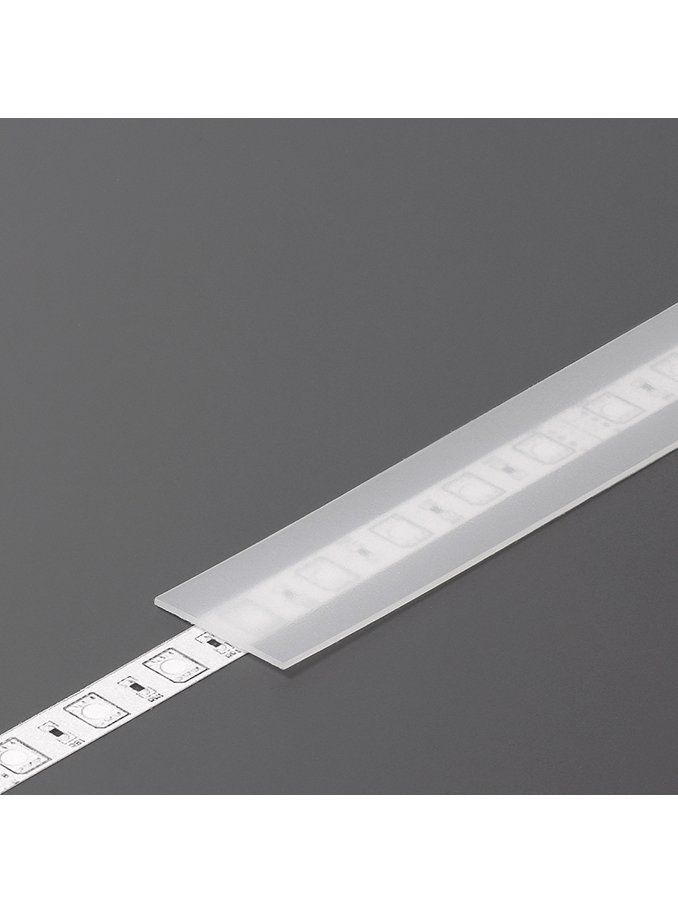 Abdeckung für LED-Profil - E - Slide - 3m - Frosted