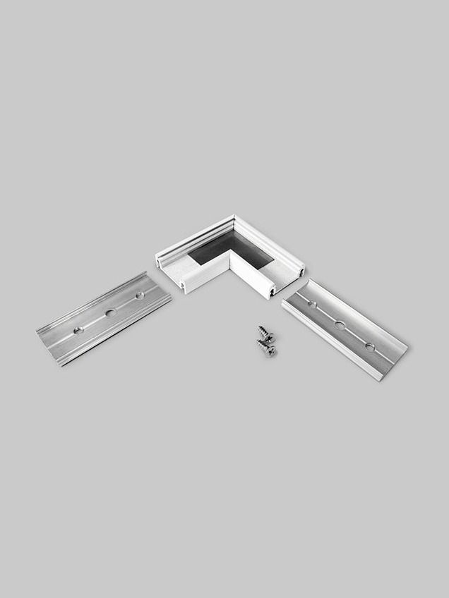 Winkel für LED-Profil SURFACE14 - 90° - Weiß