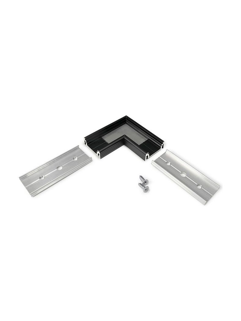 Winkel für LED-Profil SURFACE14 - 90° - Schwarz