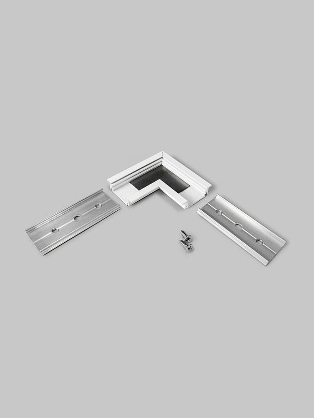 Winkel für LED-Profil GROOVE14 - 90° - Weiß