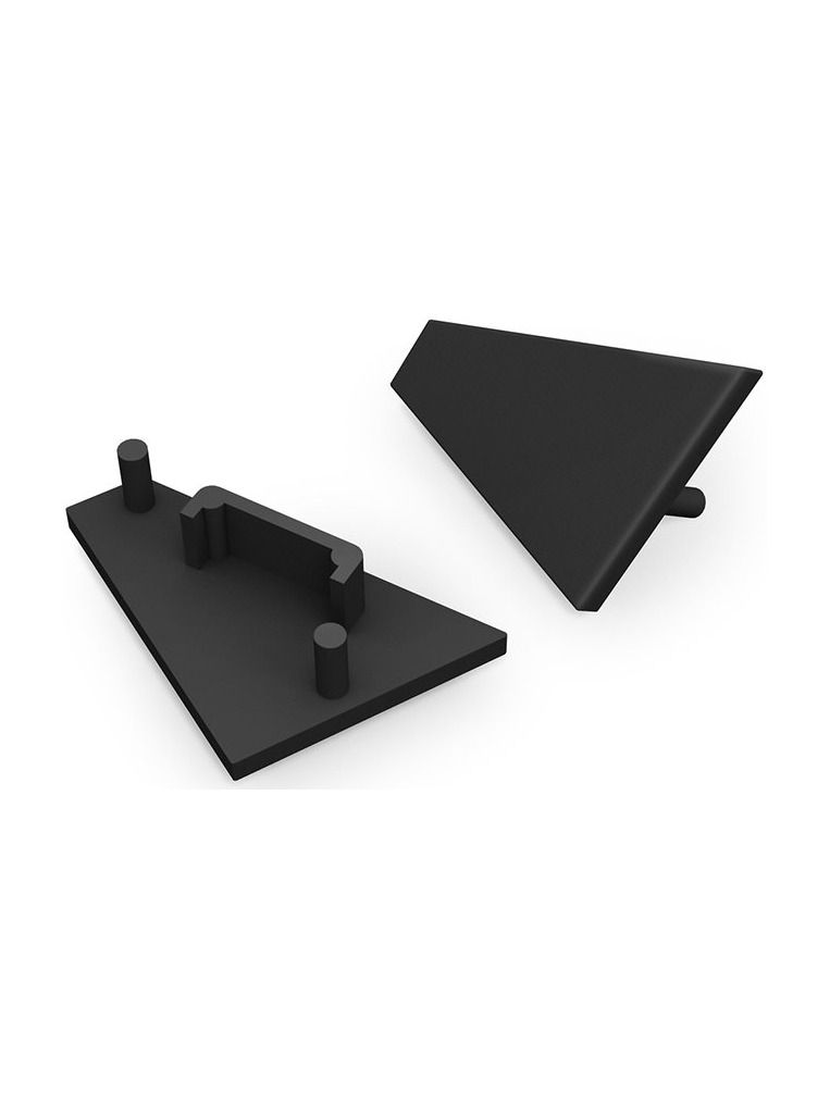 Endkappen für CORNER14 Gen2 - 20 Stk - Schwarz