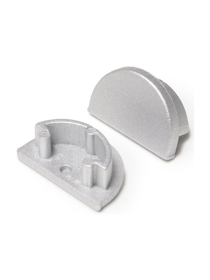 Endkappen für ARC12 D - Silber - 20 Stk