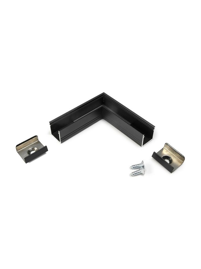 Winkel für LED-Profil SMART10 - 90° - Schwarz
