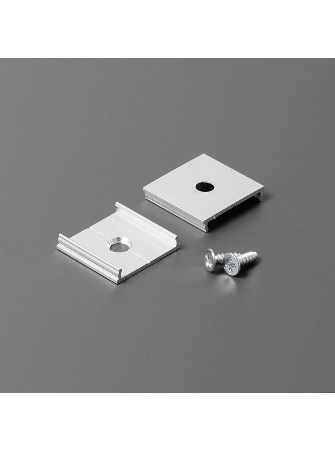 Halterung für LED-Profil - Model T - Alu - 20 Stk.