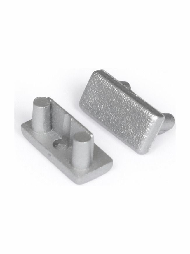 Endkappen für BEGTON12 - Silber - 500 Stk.