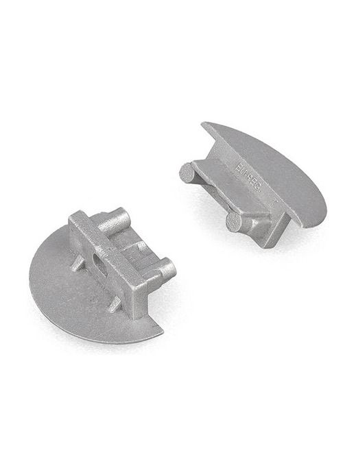 Endkappen für BEGTIN12 Gen2 - Silber mit Loch - 20 Stk.