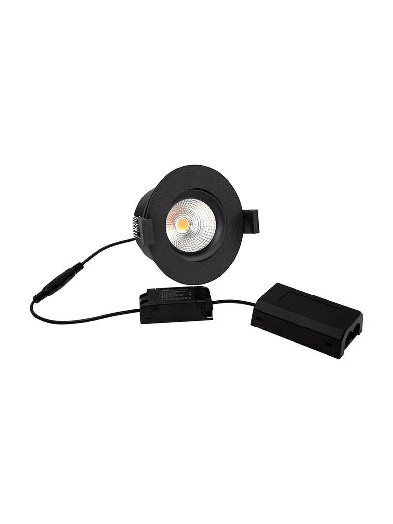 HiluX D8 Tilt360 - Full Spectrum LED-Einbaustrahler - Ra97 - 3000K - Schwarz