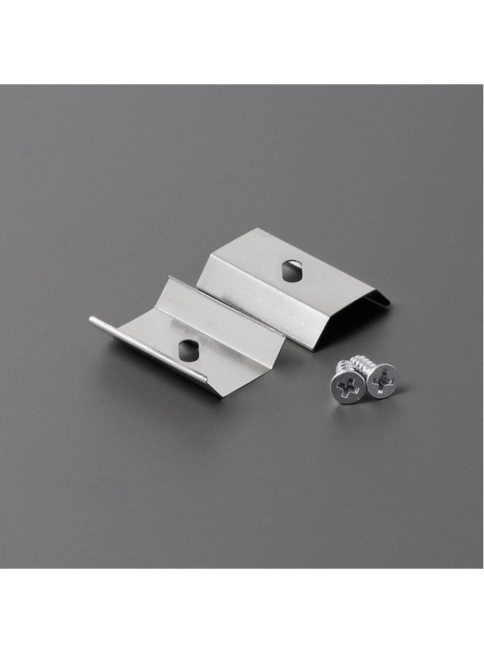 Montageclips für LED-Profil - Modell U6 - Edelstahl - 20 Stk.