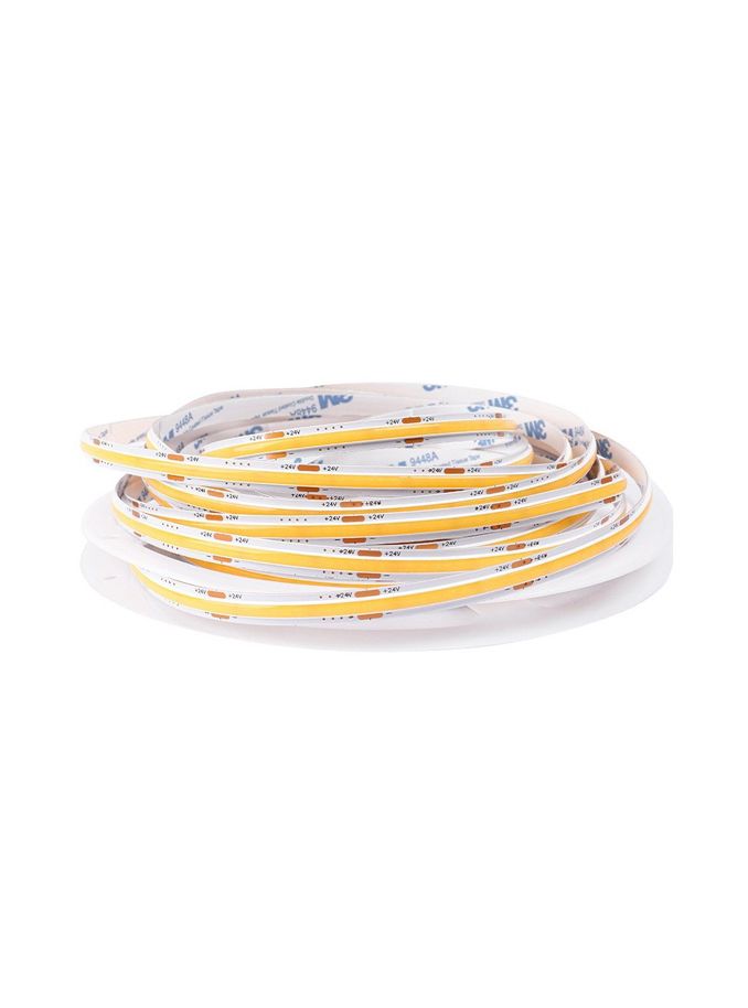 COB LED-Streifen - 5m - Punktfrei - 12,5W/m - 480 LED/m - RA90 - 24V - IP20 - 4000K
