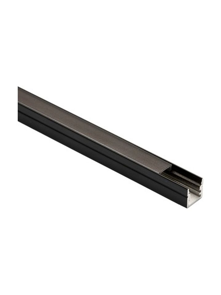 LEDlife - Schwarzes Aluprofil für Akustikpaneele - 1,2m - 10x10mm