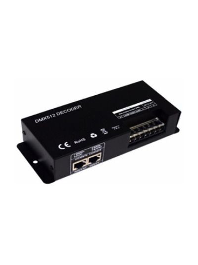 DMX 512 RGB+W-Controller - 12V/24V - bis zu 768W - 12V-24V-Eingang