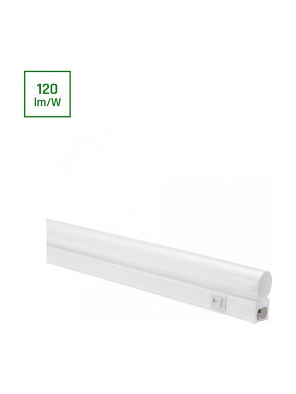 Spectrum - Unterbauleuchte T5 - 7W - 600mm - 230V - 120° - IP20 - Weiß - Ein/Aus - Warmweiß