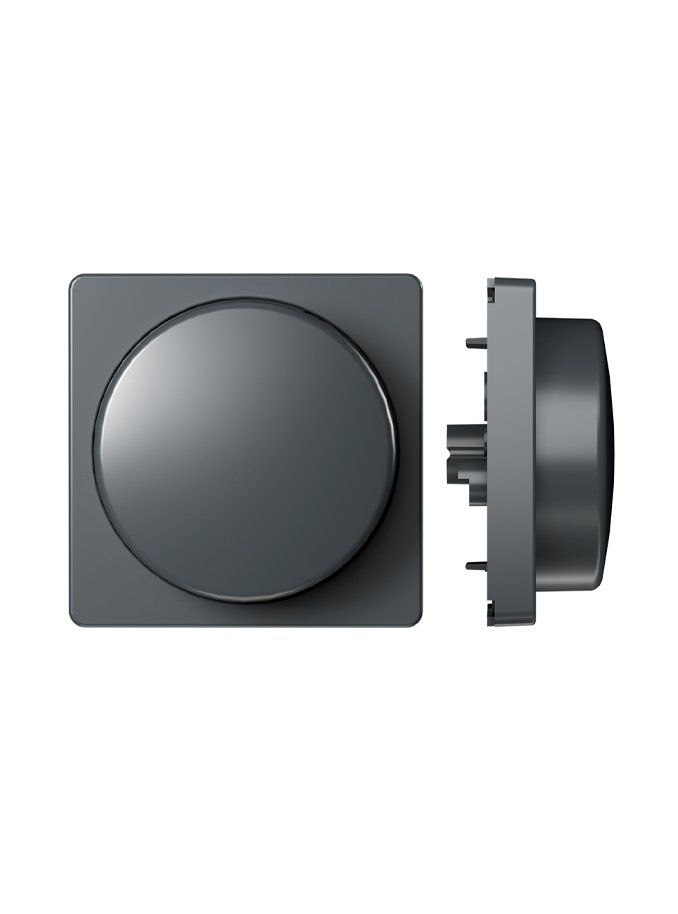Frontabdeckung für ZigBee-Drehdimmer - Anthrazit