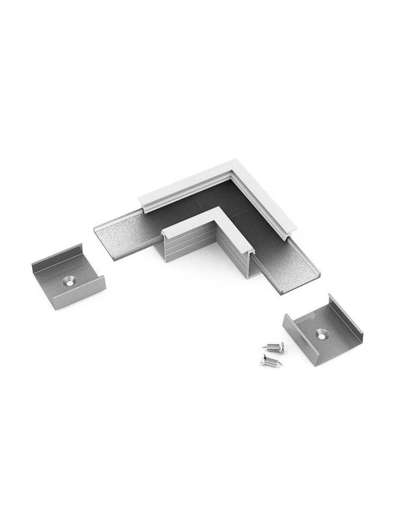 Winkel für LED-Profil LINEA-IN20 - 90° - eloxiert