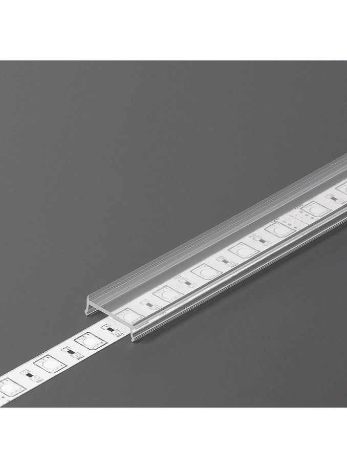 Abdeckung für LED Profil - C3 - Click - 4,1m - Transparent