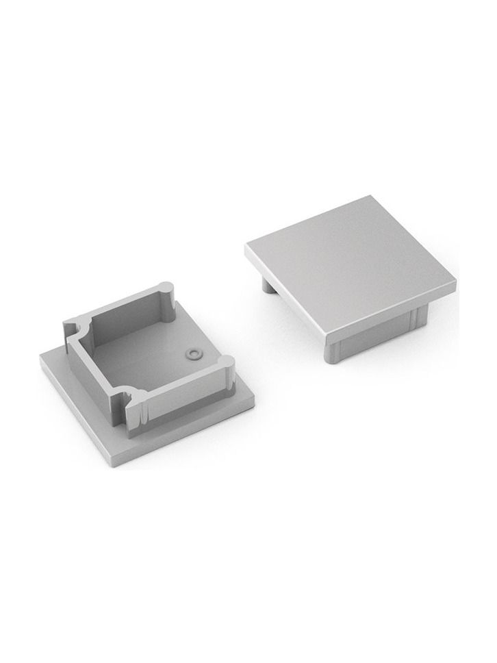 Endkappen für SMART16-BC3 - Silber - 20 Stk