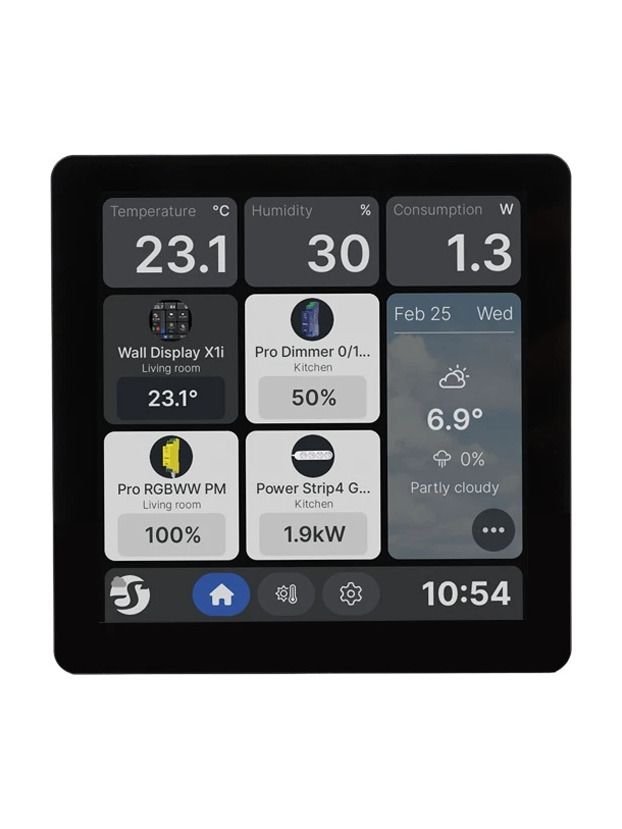 Shelly - Wall Display X1i Schwarz