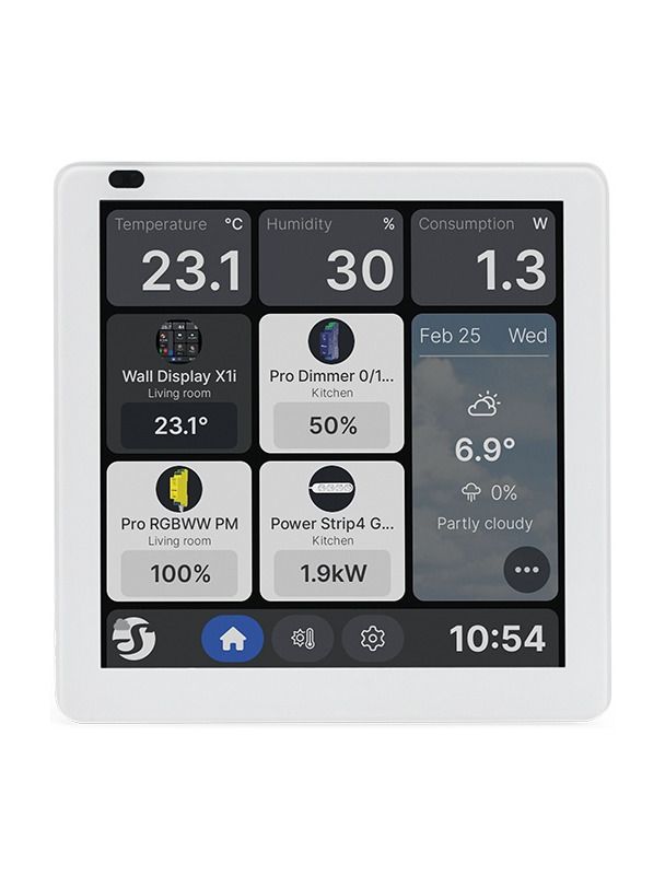 Shelly - Wall Display X1i Silber