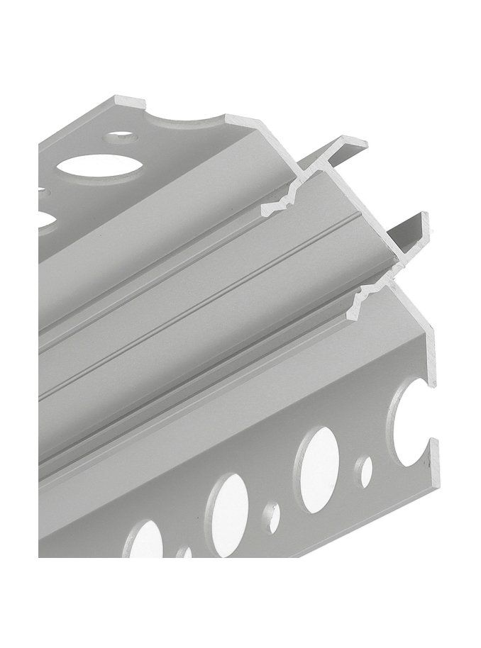 LED-Profil UNI-TILE12 90° - 1m - Eloxiert