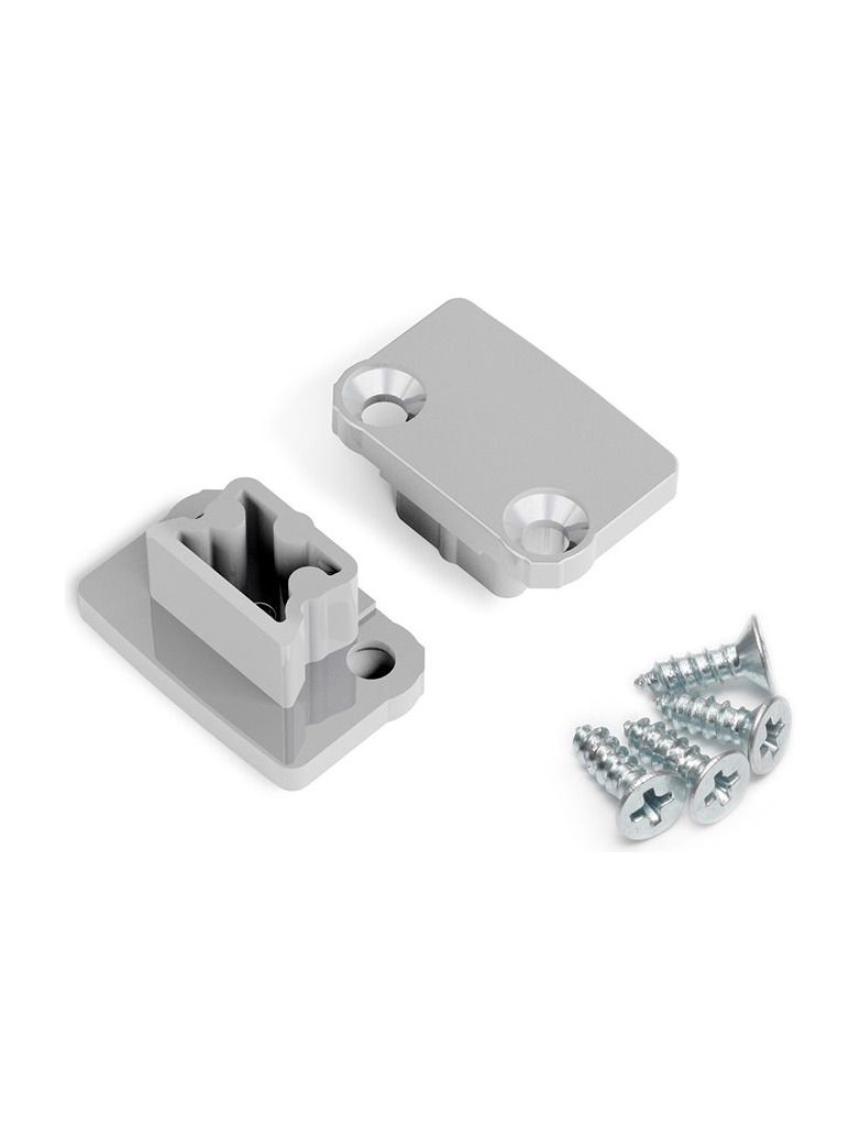 Endkappen für FLOOR8 - Silber - 20 Stk