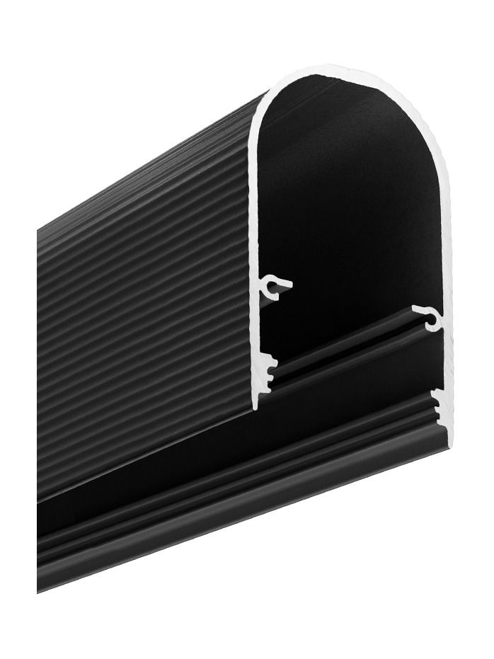 LED-Profil NAMI23 - 2m - Schwarz