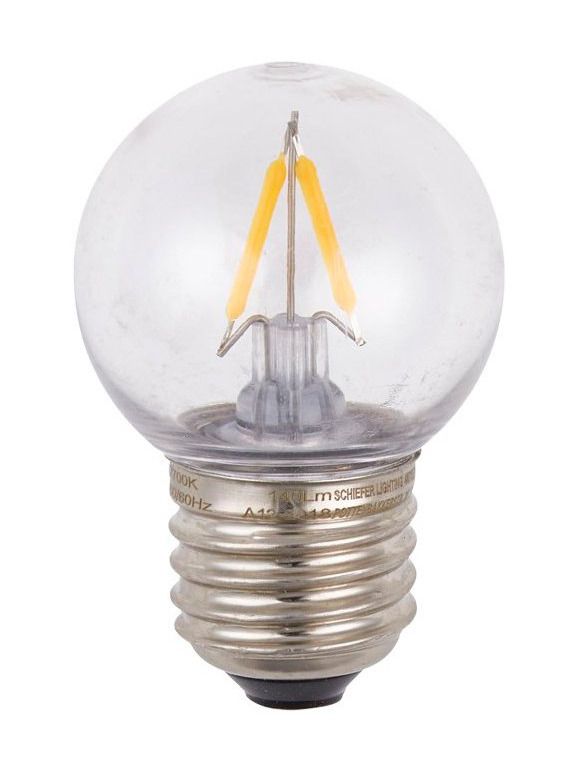 E27 - SPL Shatterproof Polycarbonate - Klar - 130lm - 2700K - CRI 80