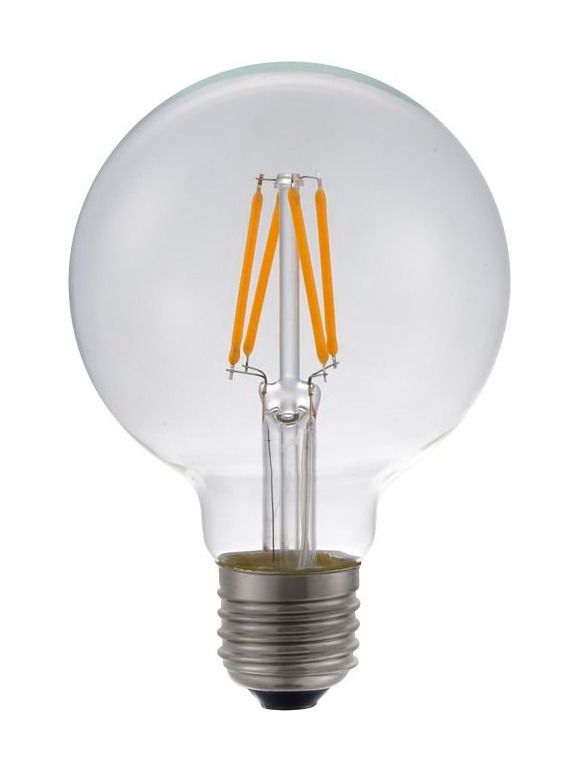E27 - SPL Globe G80 - Klar - Ø:80mm - 2500K - CRI 93 - Dimmbar