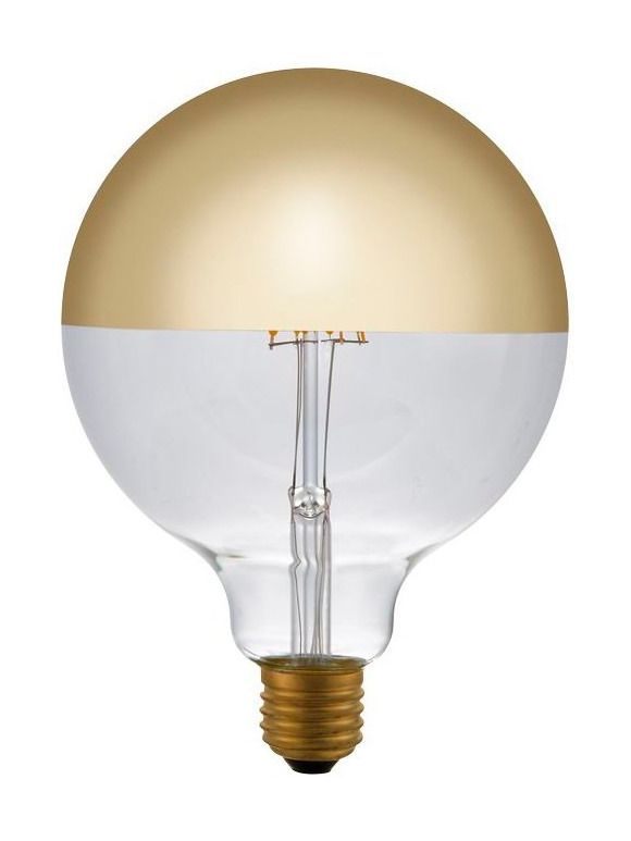 E27 - SPL Premium Verspiegelt Globe - Gold - Ø:125mm - 2500K - CRI 90 - Dimmbar