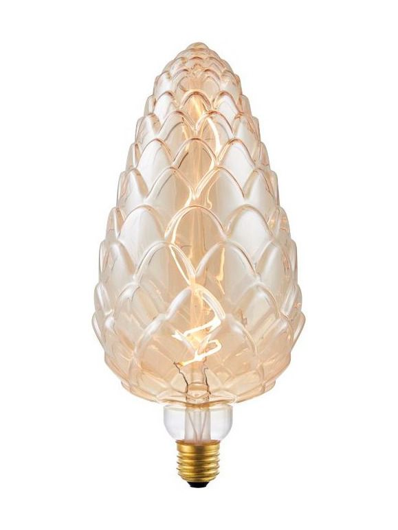 E27 - SPL Big FleX Pine-Cone - Amber - Ø:120mm - 2000K - CRI 90 - Dimmbar