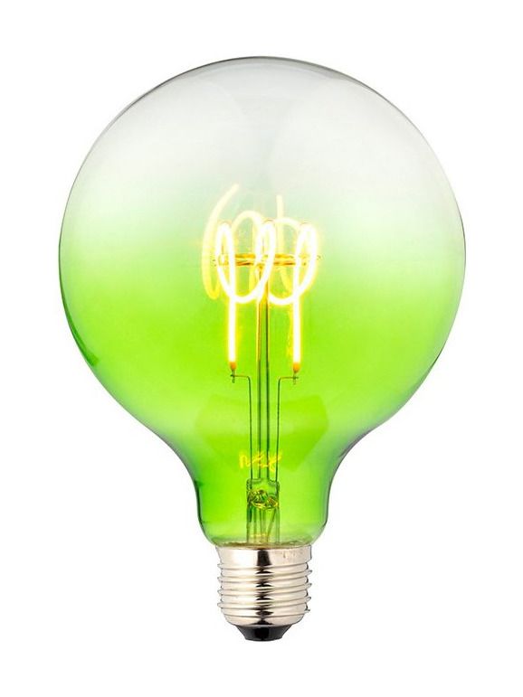 E27 - SPL FleX Globe Colored - Grün - Ø:125mm - 2200K - CRI 93 - Dimmbar
