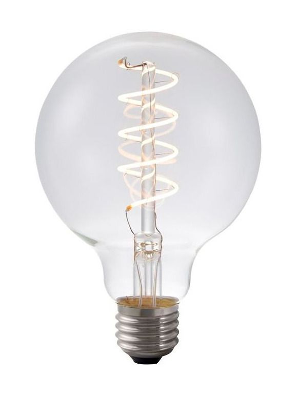 E27 - SPL FleX Globe AX - Klar - Ø:95mm - 2200K - CRI 93 - Dimmbar