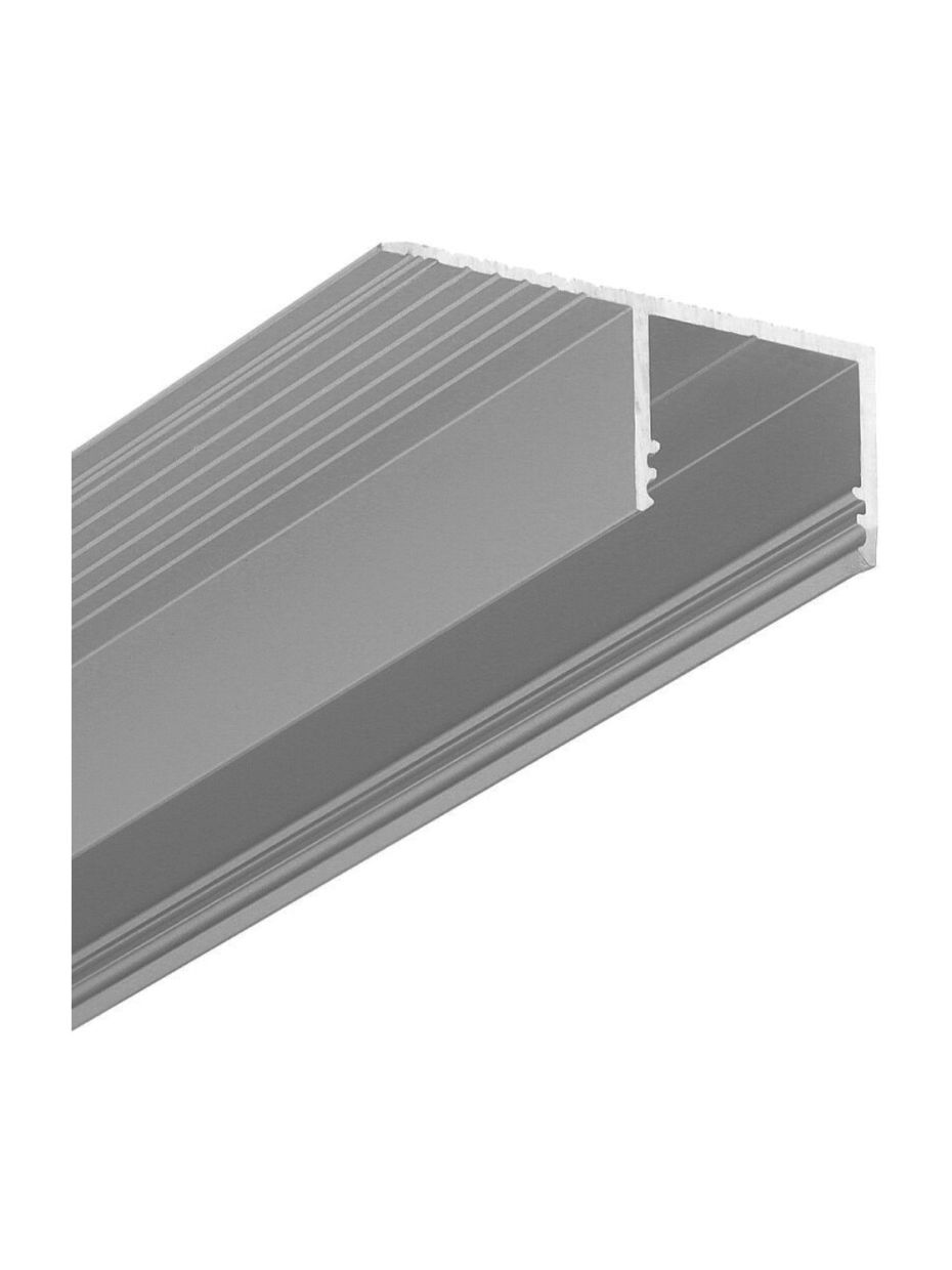 LED Profil PLANE14 SIDE - 2m - Eloxiert