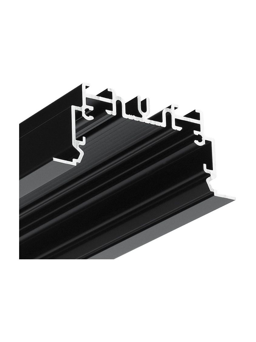 LED-Profil PHIL.v2 RECESSED - 1m - Schwarz