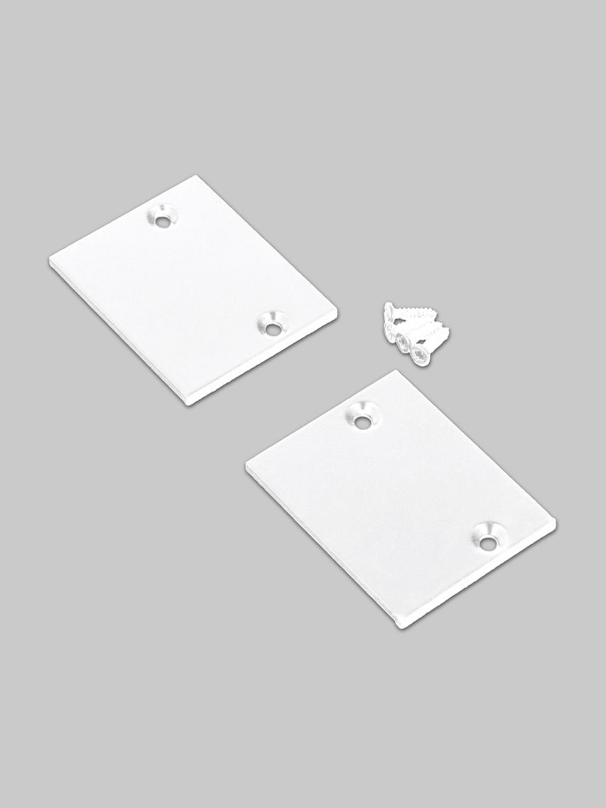 Endkappen für PIXEL33-01 - Weiß - Metall - 2 Stk