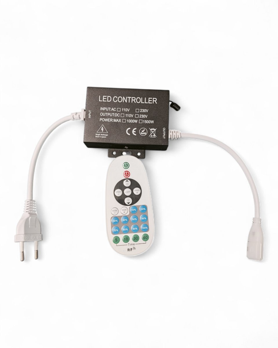 Fernbedienter Dimmer für HiluX HighPower SMD LED-Streifen - 230 V
