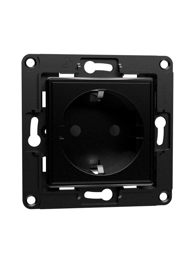 Shelly - Wall Socket Eu - Schwarz