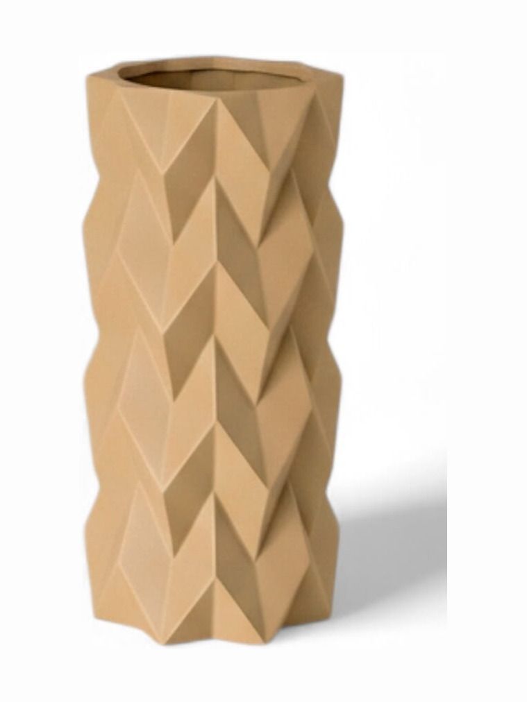 Simiu - TESSURA - Vase - 17 cm - Beige