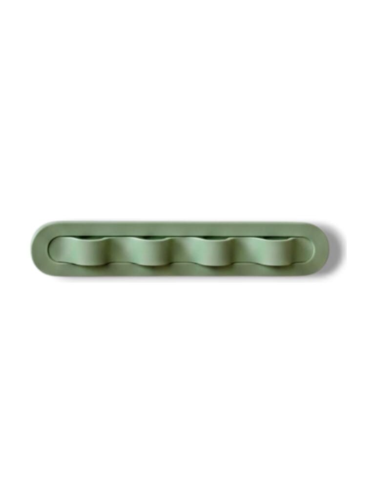 Simiu - SOLWAVE - Sonnenbrillenhalter für die Wand - 1 Stk. - Staubgrün - 24cm