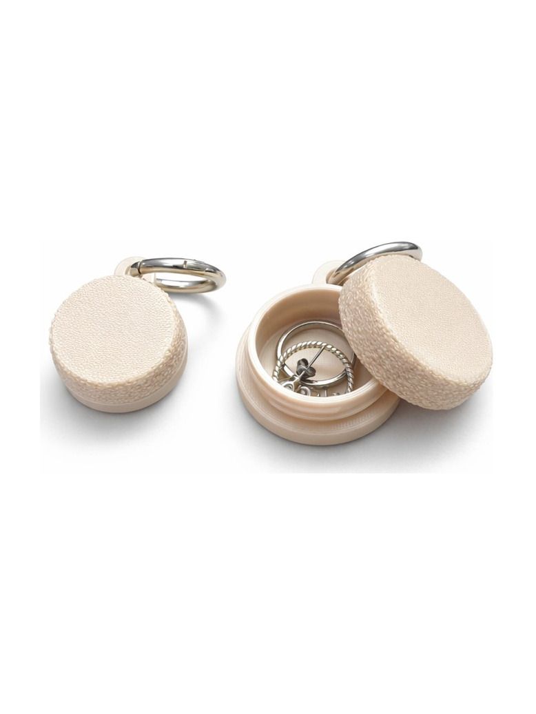 Simiu - RINGCHAIN – Mini-Box mit Schlüsselring - 2 Stk. - Champagner