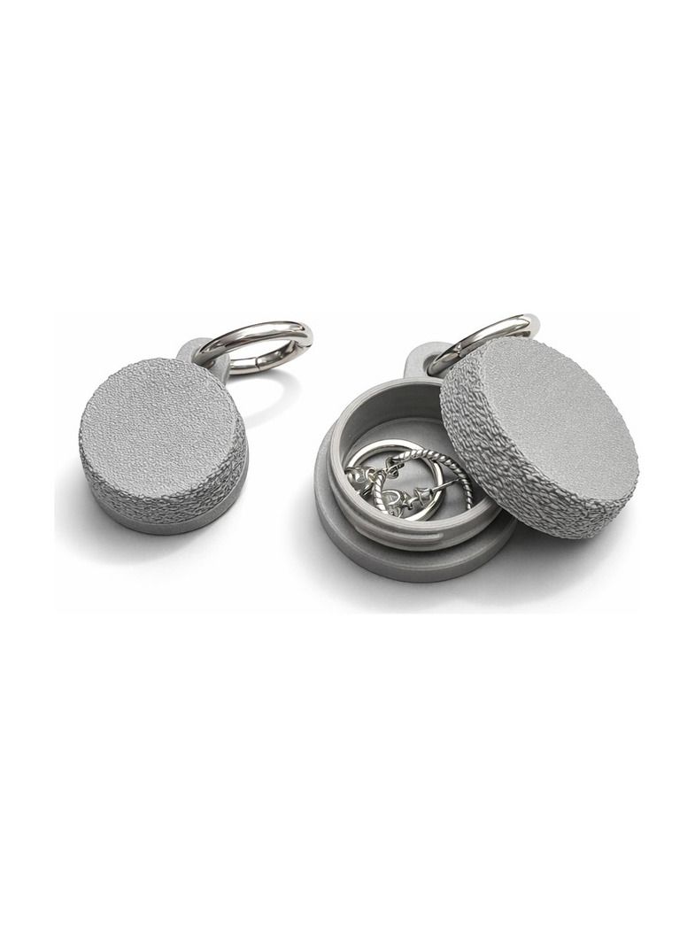Simiu - RINGCHAIN – Mini-Box mit Schlüsselring - 2 Stk. - Grau