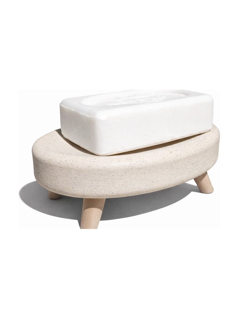 Simiu - Seifenschale - Beiger Marmor/Beige