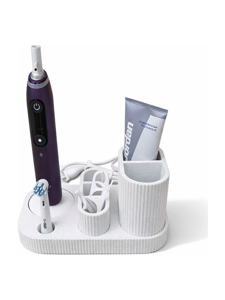 Simiu - DENTIA - Oral-B iO Zahnbürstenhalter - Weißer Marmor