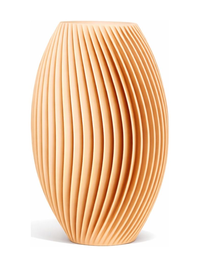Simiu - LAMEL-Vase - 18 cm - Champagner