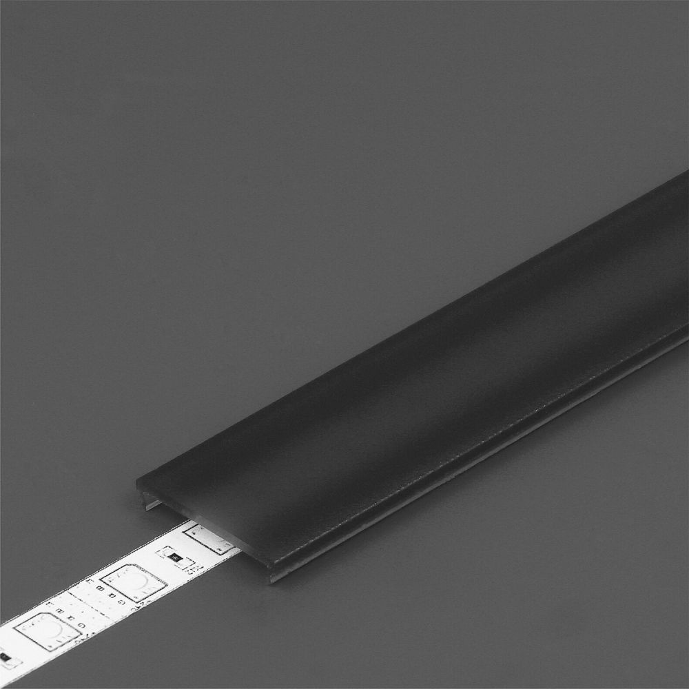 Abdeckung für LED-Profil - C6 - Click - 2m - Schwarz