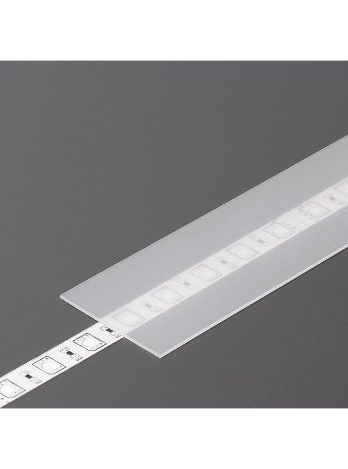 Abdeckung für LED-Profil - A9 - Slide - 2m - Satiniert