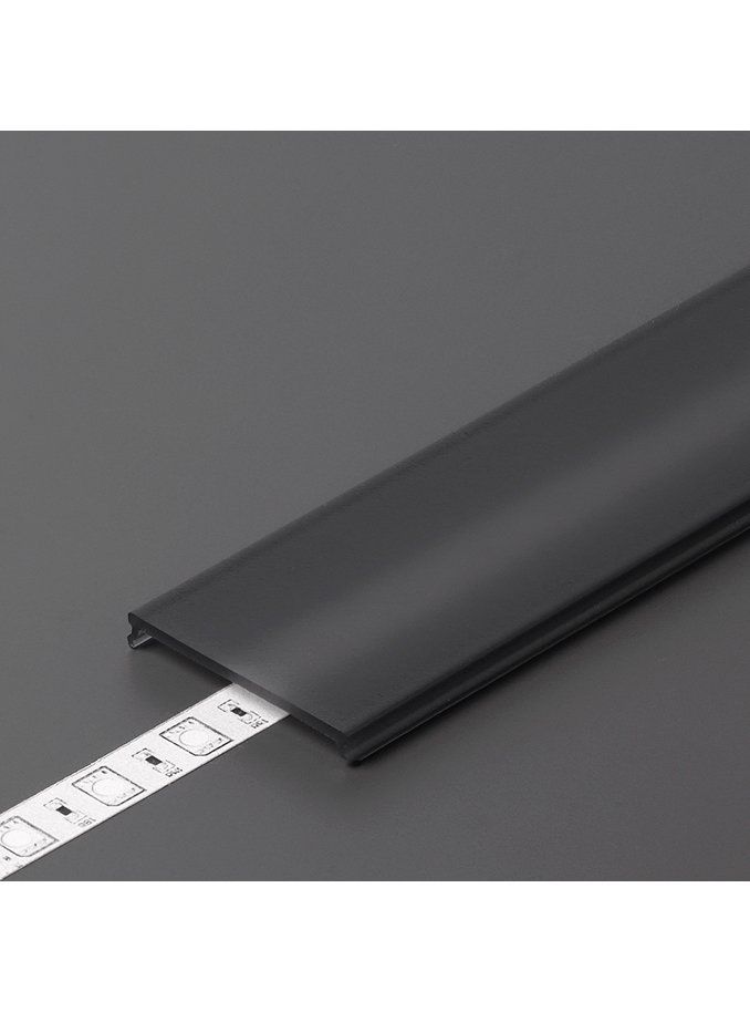 Abdeckung für LED-Profil - C9 - Click - 1m - Schwarz