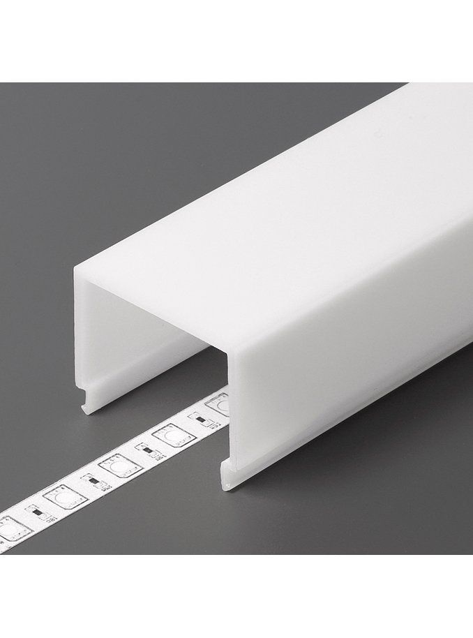 Abdeckung für LED Profil - E9 - Click - 4,1m - Opal