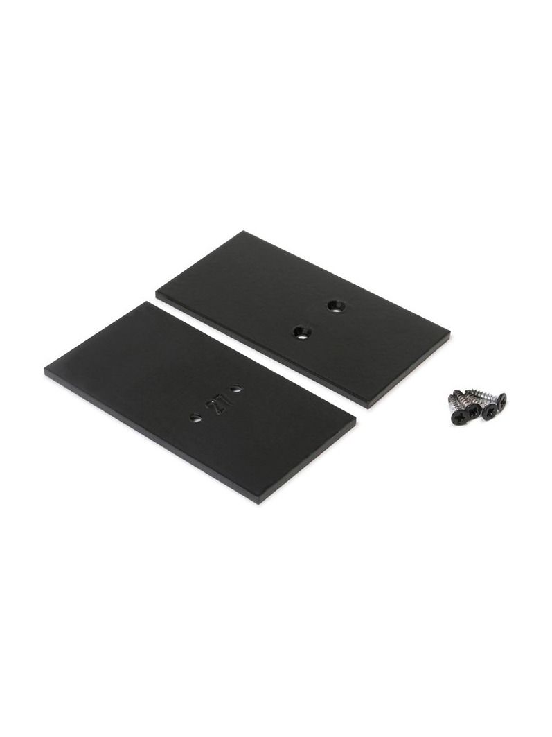 Endkappen für VARIO30-27 - Schwarz - Metall - 2 Stk.