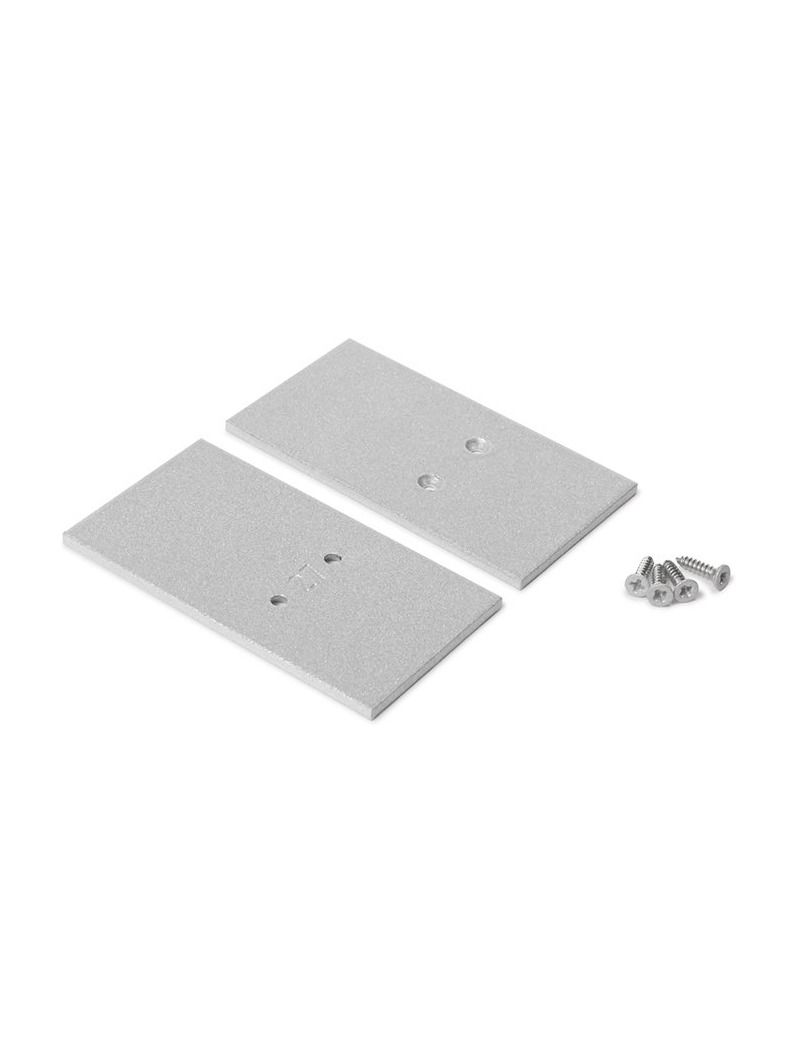 Endkappen für VARIO30-27 - Silber - Metall - 2 Stk.