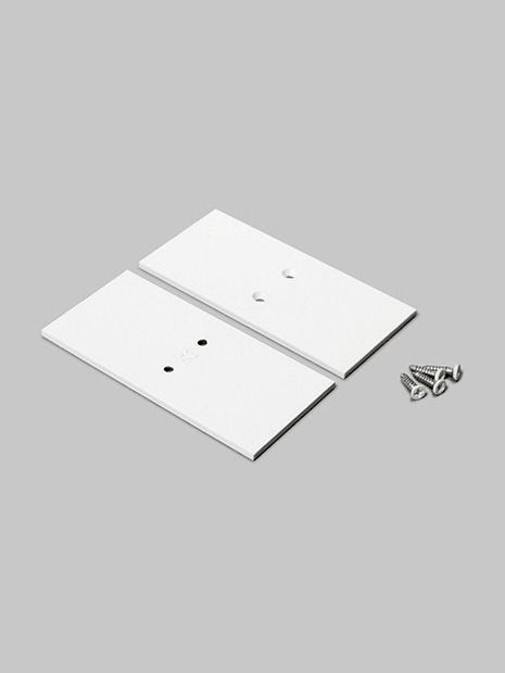 Endkappen für VARIO30-32 - Weiß - Metall - 2 Stk.